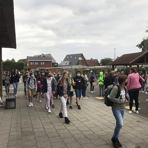 Atheneum Malle 1ste schooldag