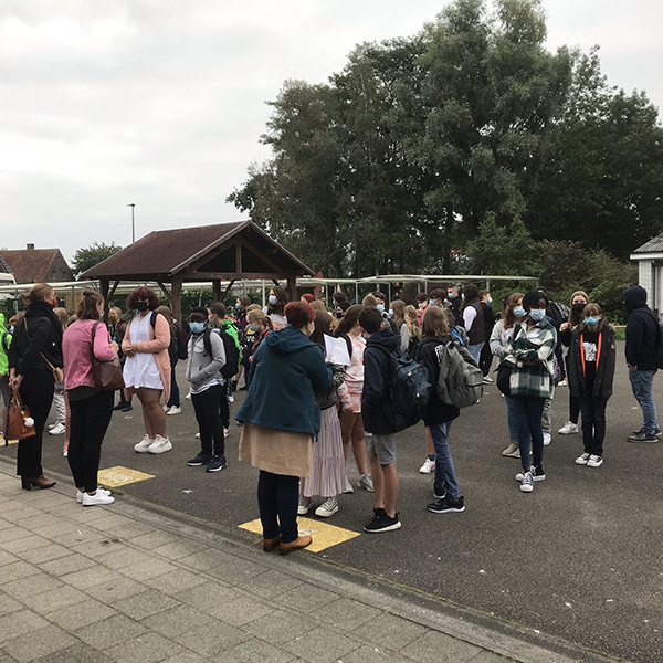 Atheneum Malle 1ste schooldag