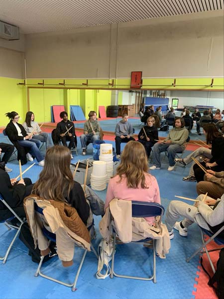 Atheneum Malle GWP3 op school Atheneum Malle GWP3 op school