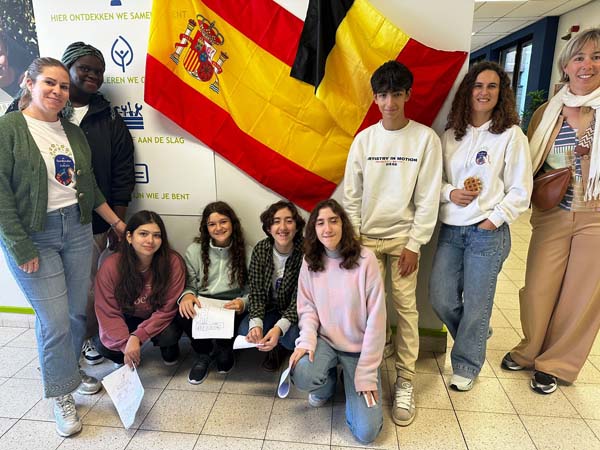 Atheneum Malle Spaans bezoek Atheneum Malle Spaans bezoek