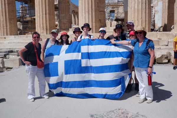 Atheneum Malle reist naar Griekenland