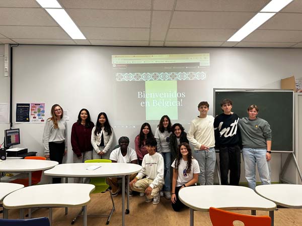 Atheneum Malle Spaans bezoek Atheneum Malle Spaans bezoek