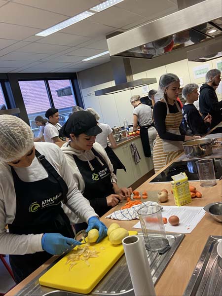 Atheneum Malle 5STW en OKAN koken samen