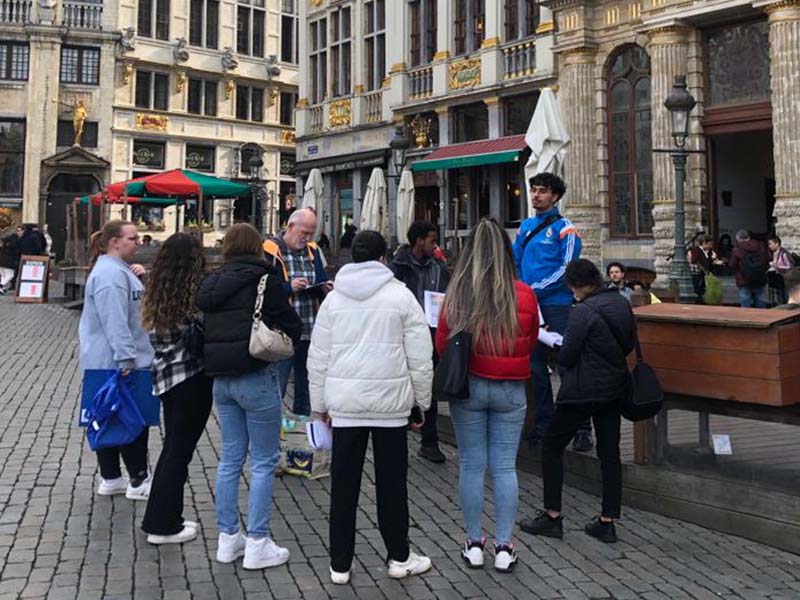 Atheneum Malle op bezoek in Brussel