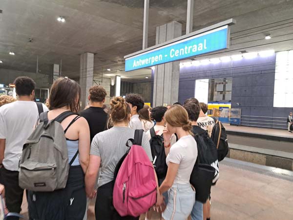 Atheneum Malle 2B op uitstap