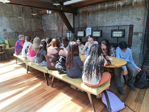 Atheneum Malle 2B op uitstap