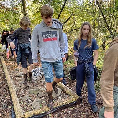 Atheneum Malle Skillslab op het blotevoetenpad