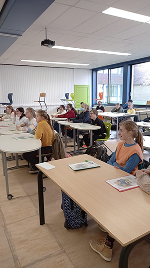 Atheneum Malle ontvangt de zesdeklassers van Basisschool 't Park