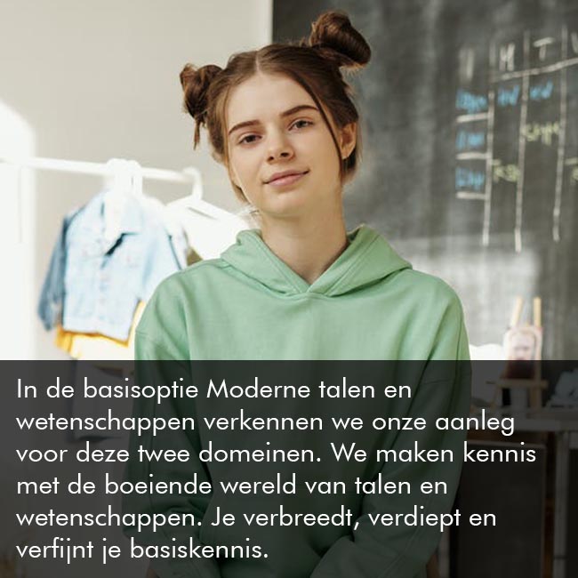 Basisoptie Moderne talen & wetenschappen