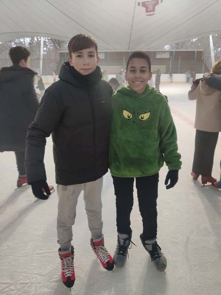 Atheneum Malle schaatst het jaar uit