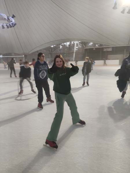 Atheneum Malle schaatst het jaar uit