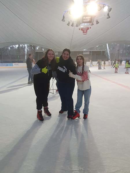 Atheneum Malle schaatst het jaar uit