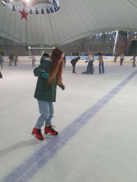 Atheneum Malle schaatst het jaar uit