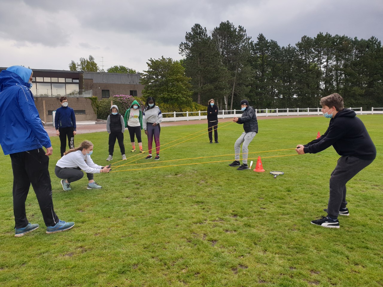 Atheneum Malle sportdag eerste graad in Play & Sport Westmalle