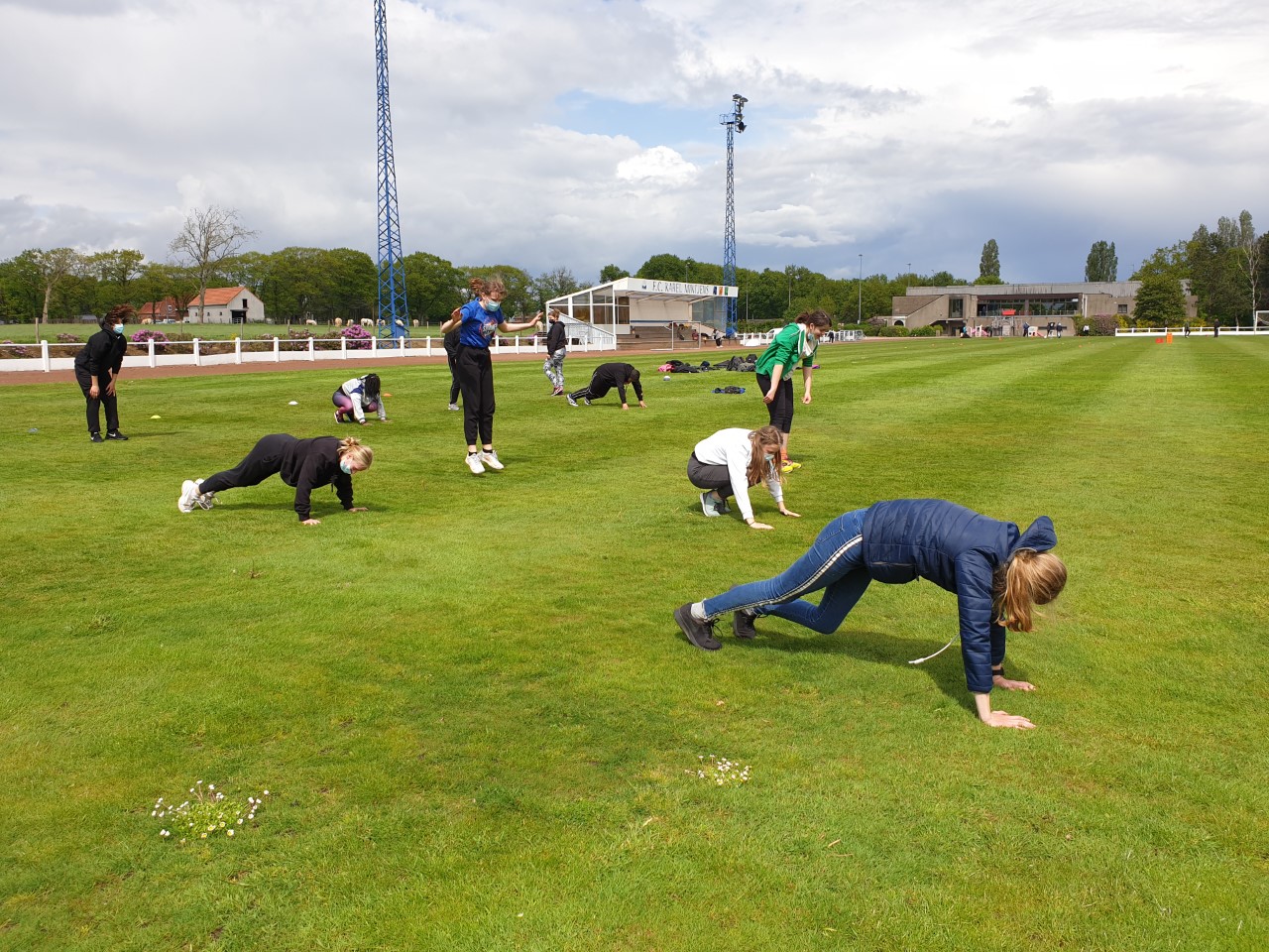 Atheneum Malle sportdag eerste graad in Play & Sport Westmalle