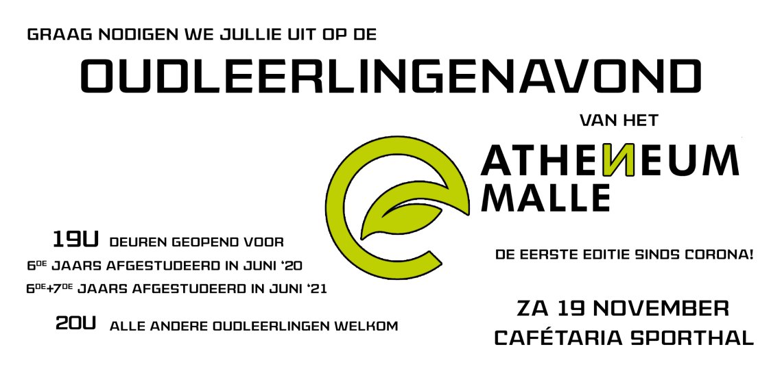 Atheneum Malle oudleerlingenavond