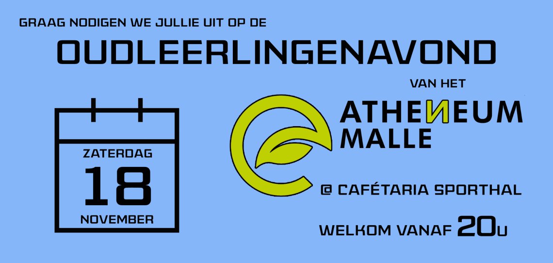 Atheneum Malle oudleerlingenavond