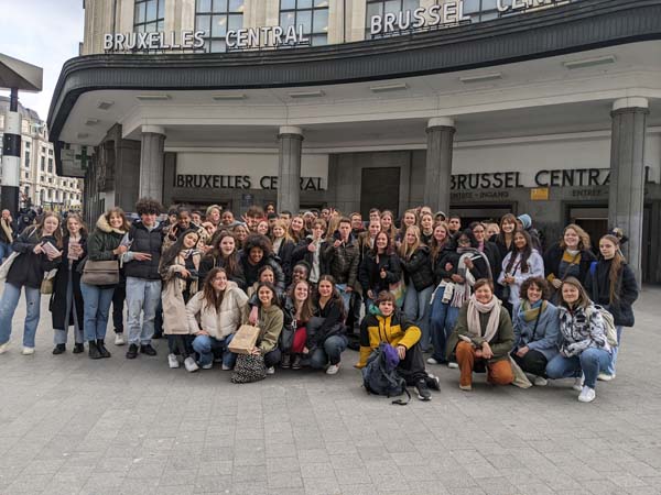 Atheneum Malle Ontmoeting in Brussel